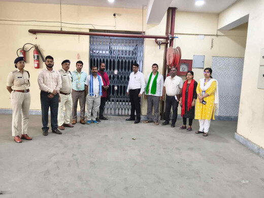 आगामी चुनावों को लेकर प्रशासन सतर्क, ईवीएम-वीवीपैट वेयरहाउस का किया गया निरीक्षण